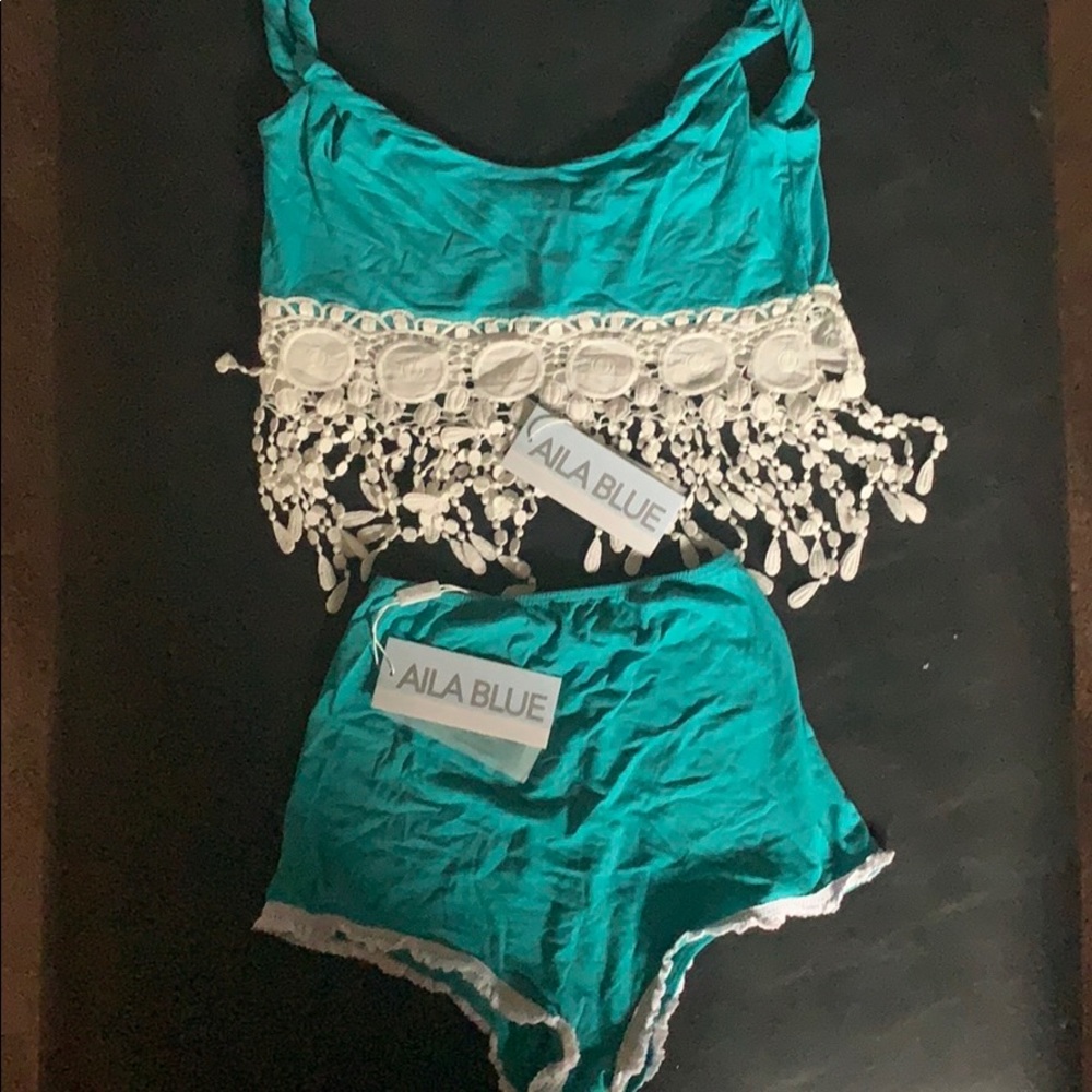 Barcelona Fringe Top & Bottom